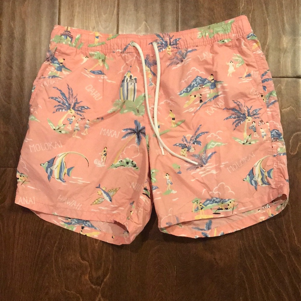 J Crew swim trunks